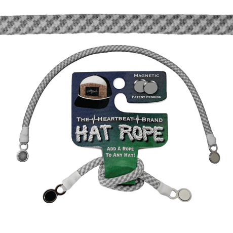 Hat Rope - White / Gray - Pixel