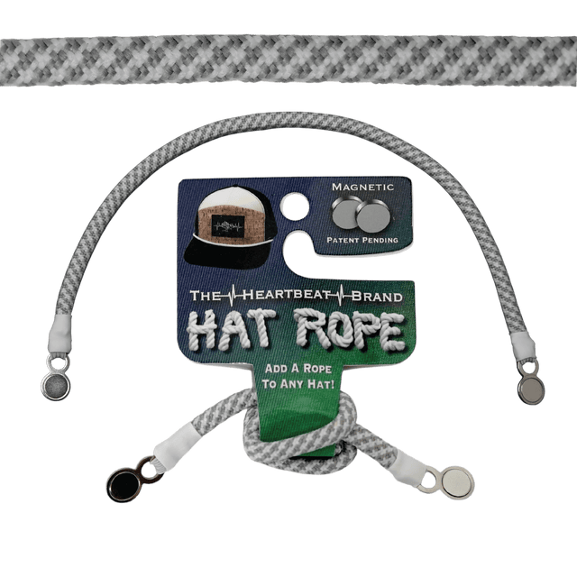 Hat Rope - White / Gray - Pixel