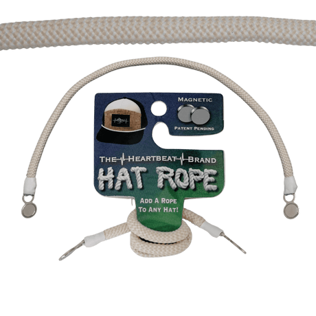 Hat Rope - Cream / White - Waves