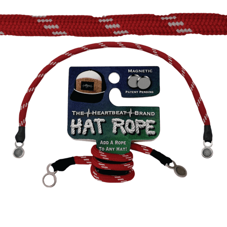 Hat Rope - Red / White - Dash