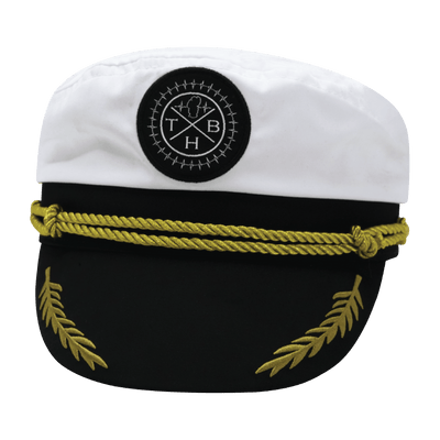 THB — Capitans Hat, Black / White