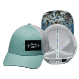 Virgin Islands Hat - Low Profile - Teal / White - Trucker Mesh