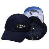 Virgin Islands Hat - Dad Hat - Navy - Fabric Back