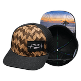 Virgin Islands Hat - Baseball Hat Fit  Cork  - Charcoal Gray - Trucker Mesh