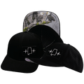 Alabama Hat - Baseball Hat Fit - Black - Laser Mesh