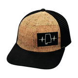 Alabama Hat, Baseball Hat, Snapback Hat, Cork, Black, Mens Hat, Womens Hat, Front Picture