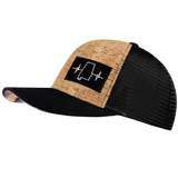 Alabama Hat, Baseball Hat, Snapback Hat, Cork, Black, Mens Hat, Womens Hat, Side Picture