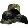 Alabama Hat, Baseball Hat, Snapback Hat, Green Camo, Black, Mens Hat, Womens Hat, Main Picture