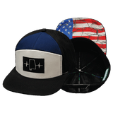 Alabama Hat, Flat Bill, Snapback Hat, Black, White, Navy, Mens Hat, Womens Hat, Main Picture
