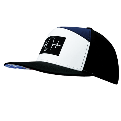 Alabama Hat, Flat Bill, Snapback Hat, Black, White, Navy, Mens Hat, Womens Hat, Side Picture