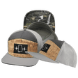 Alabama Hat, Flat Bill, Snapback Hat, Cork, Gray, Charcoal, Mens Hat, Womens Hat, Main Picture