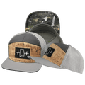 Alabama Hat - Flat Bill - Cork - Gray / Charcoal - Jersey Mesh