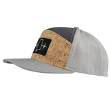 Alabama Hat, Flat Bill, Snapback Hat, Cork, Gray, Charcoal, Mens Hat, Womens Hat, Side Picture