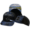 Alabama Hat - Flat Bill - Navy Camo / Black - Laser Mesh
