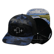Alabama Hat, Flat Bill, Snapback Hat, Navy Camo, Black, Mens Hat, Womens Hat, Main Picture