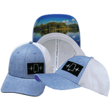 Alabama Hat, Low Profile, Ponytail, Snapback Hat, Light Blue, White, Mens Hat, Womens Hat, Main Picture 