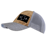 Alabama Hat, Low Profile, Snapback Hat, Cork, Heather Gray, Mens Hat, Womens Hat, Side Picture 