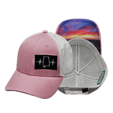 Alabama Hat, Low Profile, Ponytail, Snapback Hat, Pink, White, Mens Hat, Womens Hat, Main Picture 