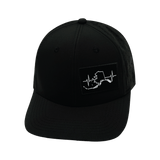 Alaska Hat, Baseball Hat, Snapback Hat, Black, Mens Hat, Womens Hat, Front Picture