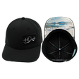 Alaska Hat, Baseball Hat, Snapback Hat, Black, Mens Hat, Womens Hat, Main Picture