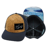 Alaska Hat, Baseball Hat, Snapback Hat, Cork, Charcoal, Mens Hat, Womens Hat, Main Picture