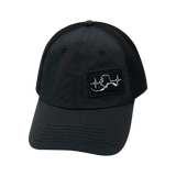 Alaska Hat, Dad Hat, Snapback, Black, Mens Hat, Womens Hat, Front Picture