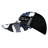 Alaska Hat, Dad Hat, Snapback, Camo, White, Gray, Blue, Black, Mens Hat, Womens Hat, Side Picture