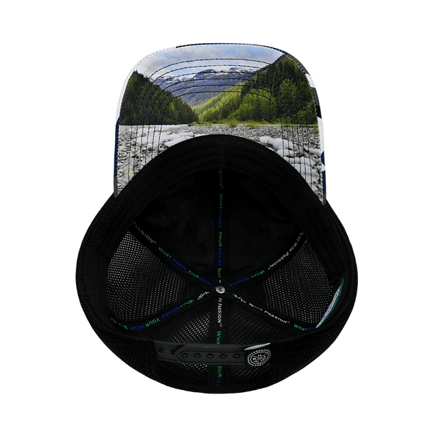 Alaska Hat, Dad Hat, Snapback, Camo, White, Gray, Blue, Black, Mens Hat, Womens Hat, Underbill Picture