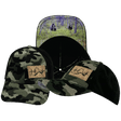 Alaska Hat, Low Profile, Ponytail, Snapback Hat, Camo, Black, Mens Hat, Womens Hat, Main Picture 