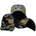 Alaska Hat - Low Profile - Ponytail - Camo / Black - Laser Mesh