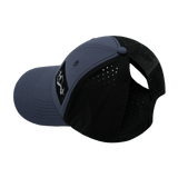 Alaska Hat, Low Profile, Ponytail, Snapback Hat, Charcoal, Black, Mens Hat, Womens Hat, Ponytail Hole Picture 