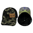 Alaska Hat, Low Profile, Ponytail, Snapback Hat, Camo, Black, Mens Hat, Womens Hat, Main Picture 