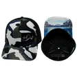 Alaska Hat, Trucker Hat, Snapback Hat, Camo, White, Blue, Gray, Black, Mens Hat, Womens Hat, Main Picture