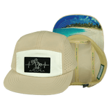 Beach Hat, 5 Panel Hat, Snapback, Sand, White, Mens Hat, Womens Hat, Main Picture