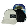 Beach Hat, Baseball Hat, Snapback Hat, Cream Hemp, Black, Mens Hat, Womens Hat, Main Picture