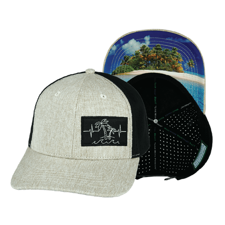 Beach Hat, Baseball Hat, Snapback Hat, Cream Hemp, Black, Mens Hat, Womens Hat, Main Picture