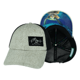 Beach Hat, Dad Hat, Snapback, Gray Tan  Hemp, Black, Mens Hat, Womens Hat, Main Picture