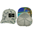 Beach Hat, Trucker Hat, Snapback Hat, Soft Gray Camo, Mens Hat, Womens Hat, Main Picture