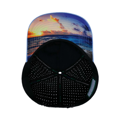 Beach Hat, Trucker Hat, Snapback Hat, Light Blue, Black, Mens Hat, Womens Hat, Underbill Picture