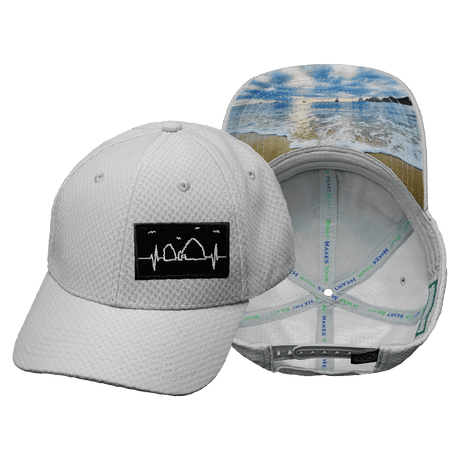Cabo Hat, Athletiic Fit,  Airmesh, Snapback Hat, Gray, Mens Hat, Womens Hat, Main Picture