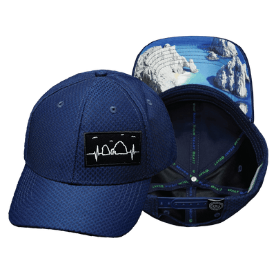 Cabo Hat — Airmesh, Athletic Fit, Navy, Fabric Back