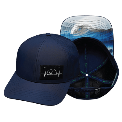 Cabo Hat — Baseball Hat Fit, Dark Blue, Laser Mesh