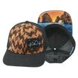 Cabo Hat, Baseball Hat, Snapback Hat, Cork, Charcoal Gray, Mens Hat, Womens Hat, Main Picture