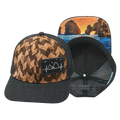 Cabo Hat - Baseball Hat Fit - Cork - Charcoal Gray - Trucker Mesh