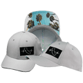 California Hat - Airmesh - Athletic Fit - Gray - Fabric Back