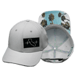 California Hat, Athletiic Fit,  Airmesh, Snapback Hat, Gray, Mens Hat, Womens Hat, Main Picture