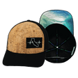 California Hat, Baseball Hat, Snapback Hat, Cork, Black, Mens Hat, Womens Hat, Main Picture