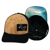 California Hat, Baseball Hat, Snapback Hat, Cork, Black, Mens Hat, Womens Hat, Main Picture