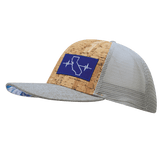 California Hat, Baseball Hat, Snapback Hat, Cork, Heather Gray, Gray, Mens Hat, Womens Hat, Side Picture