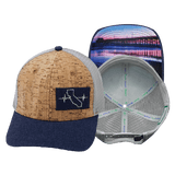 California Hat, Baseball Hat, Snapback Hat, Cork, Navy, Gray, Mens Hat, Womens Hat, Main Picture